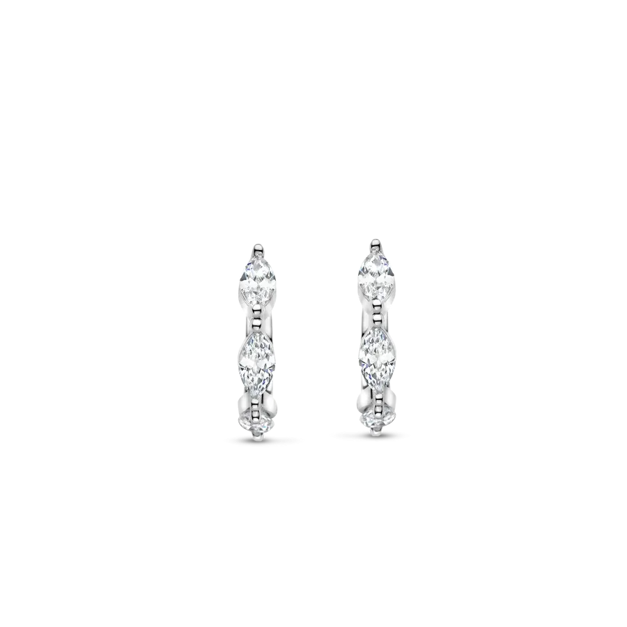 Ti Sento Milano Marquise Huggie Hoops