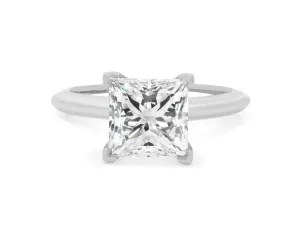 Tiffany & Co. Diamond Solitaire Ring, 2.54 carat G/VVS2, in Platinum