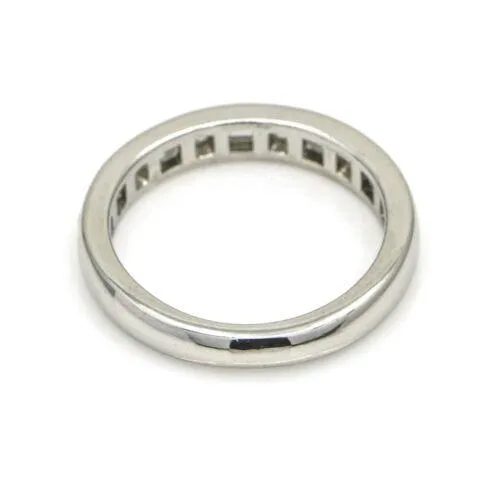Tiffany & Co. Women's Round Baguette Diamond Band Ring in Platinum Size 5