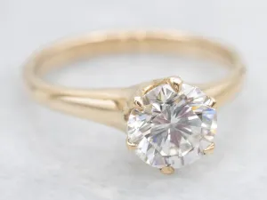 Timeless One-Carat Diamond Solitaire Engagement Ring