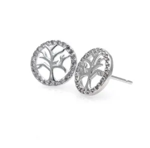 Tree of Life Sterling Silver Stud/Minimalist Earrings