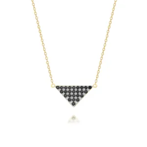 Triangle Pendant Necklace Multiple Perspectives collection Designed by Alexandra Baltazar
