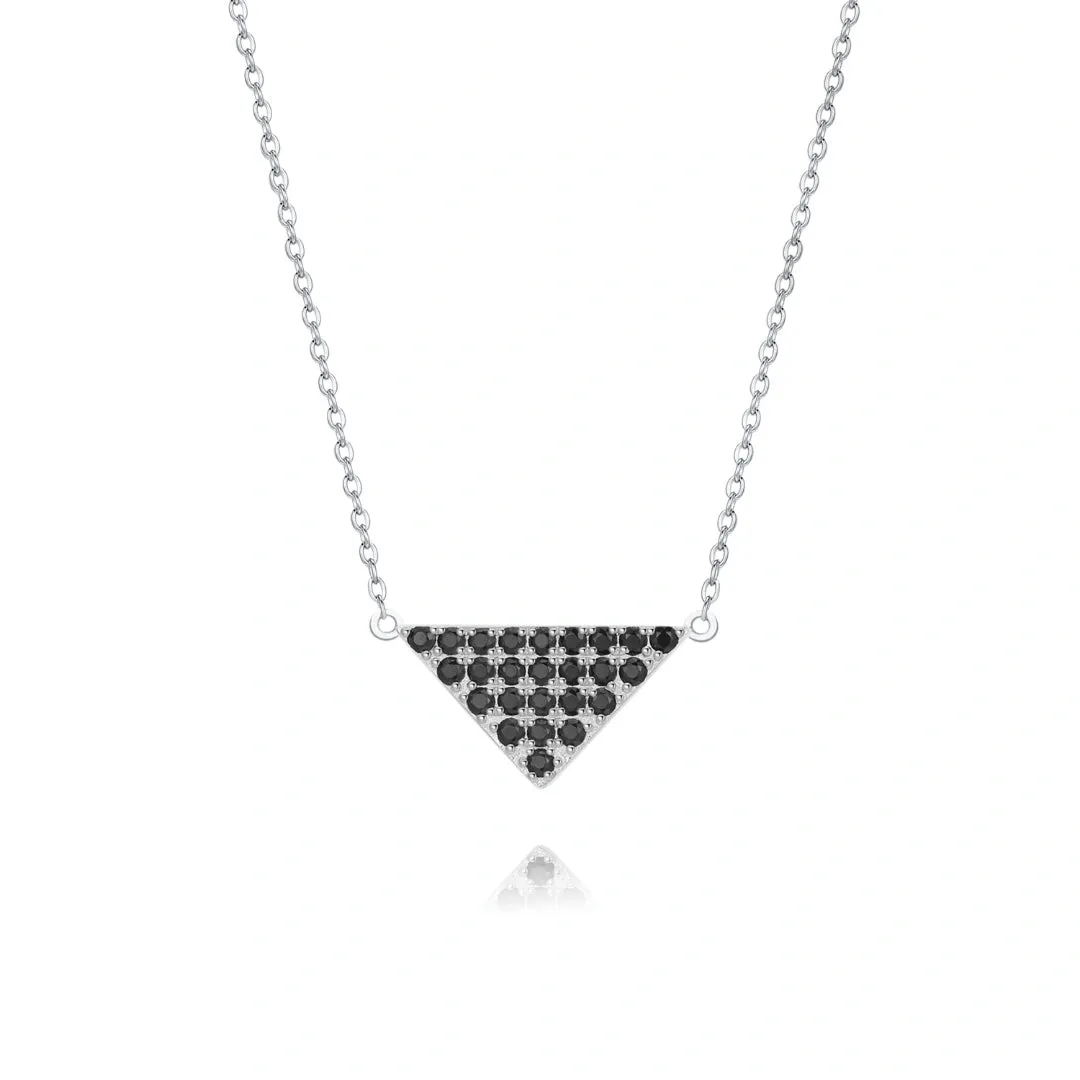 Triangle Pendant Necklace Multiple Perspectives collection Designed by Alexandra Baltazar