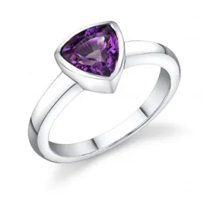 Trillion Solitaire Ring