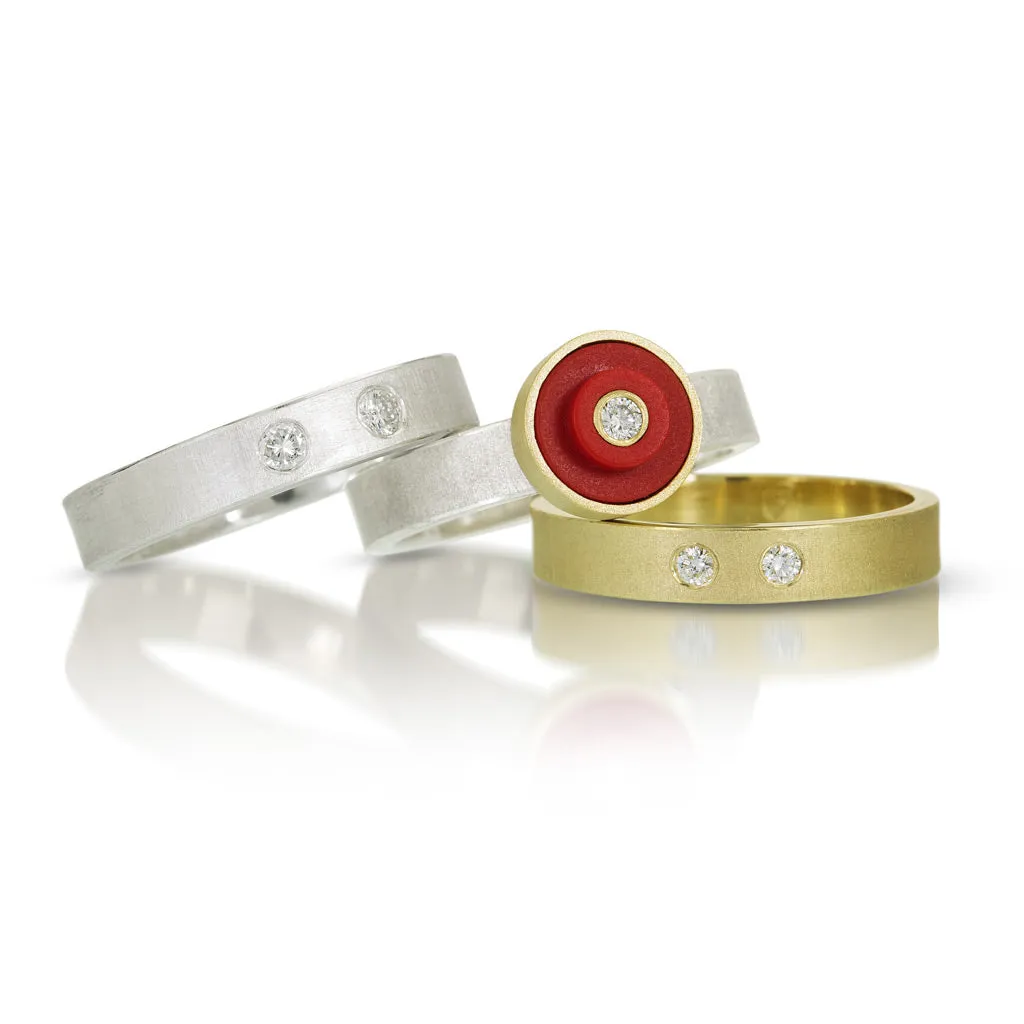 Triple Stack Diamond Rings