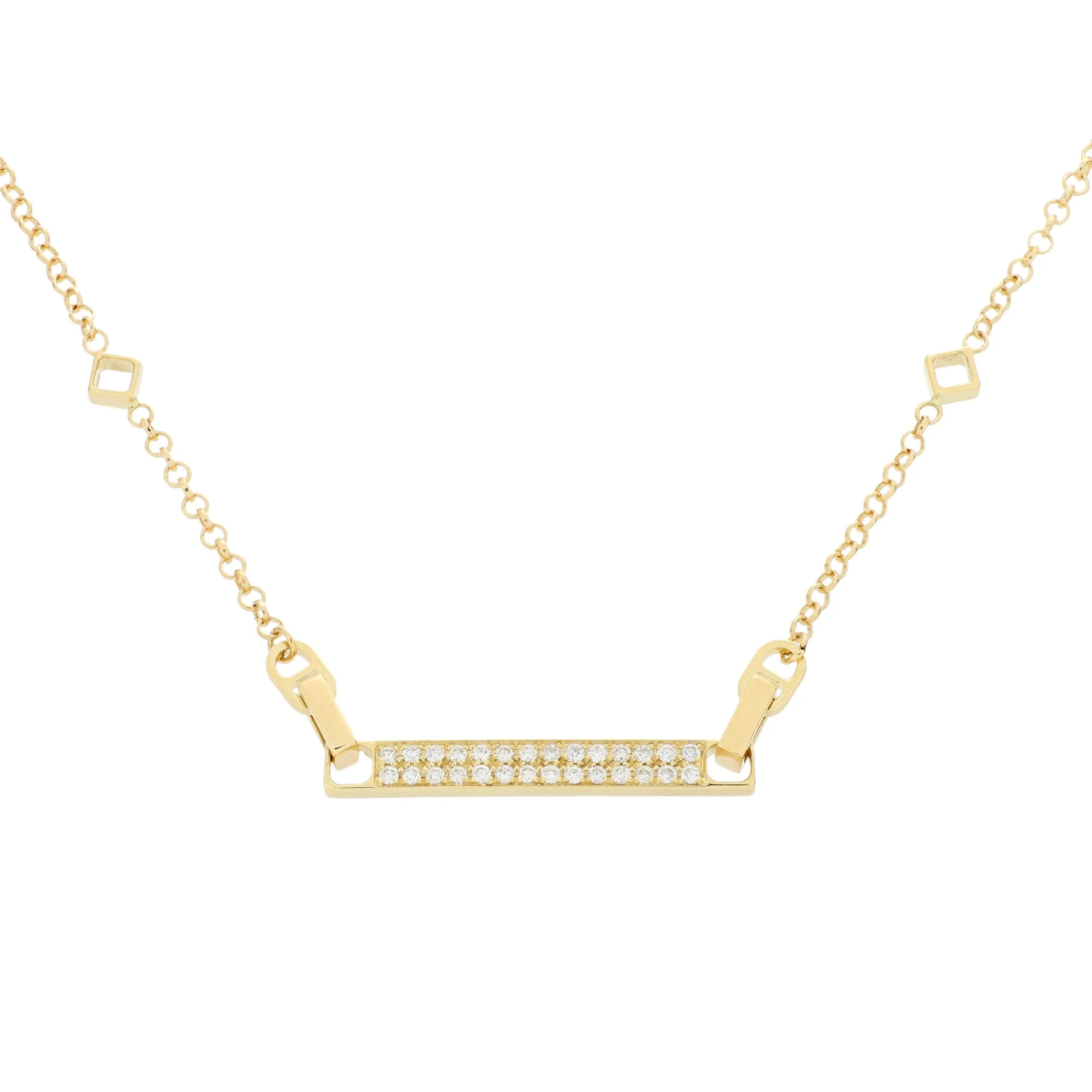 Unica Necklace with Diamonds