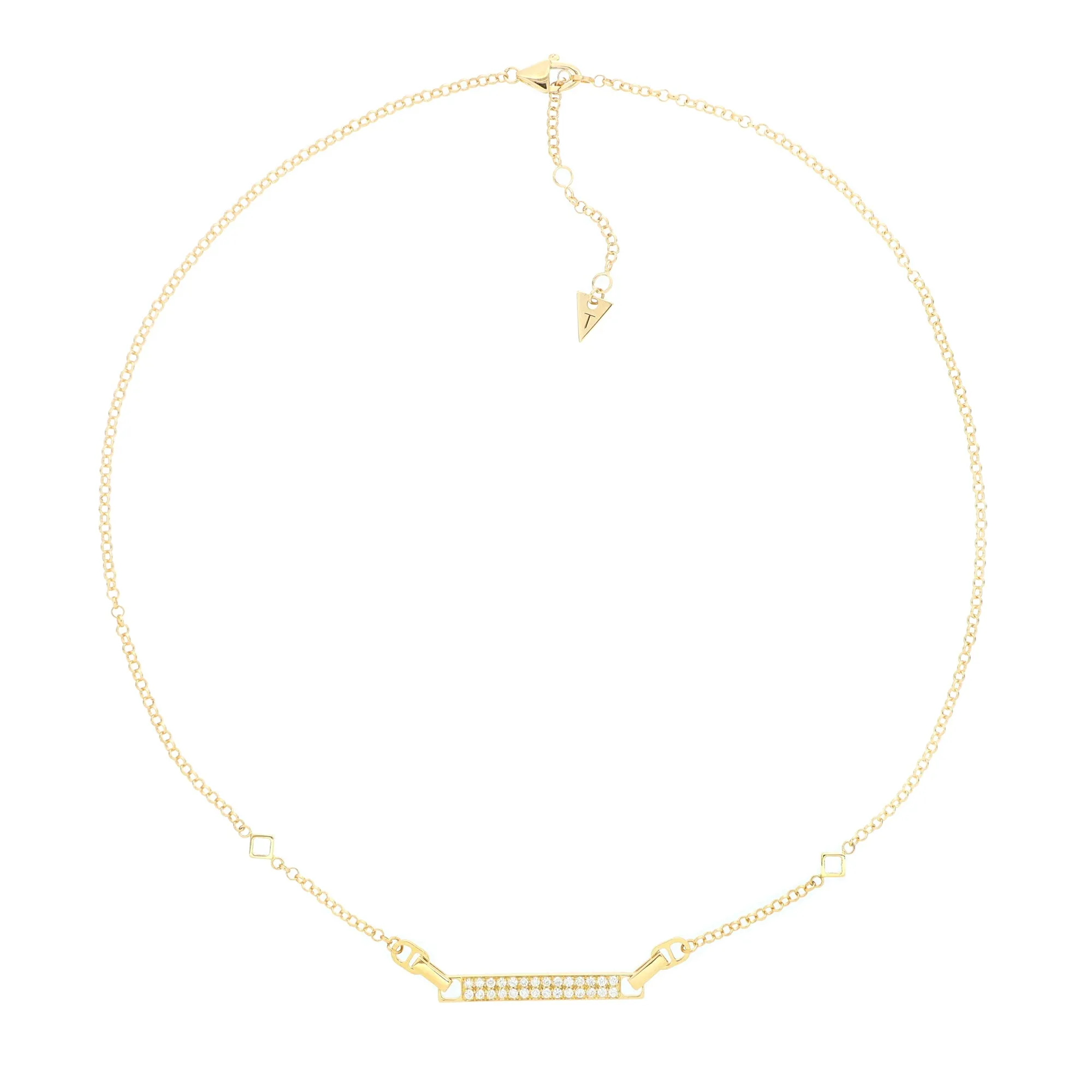 Unica Necklace with Diamonds