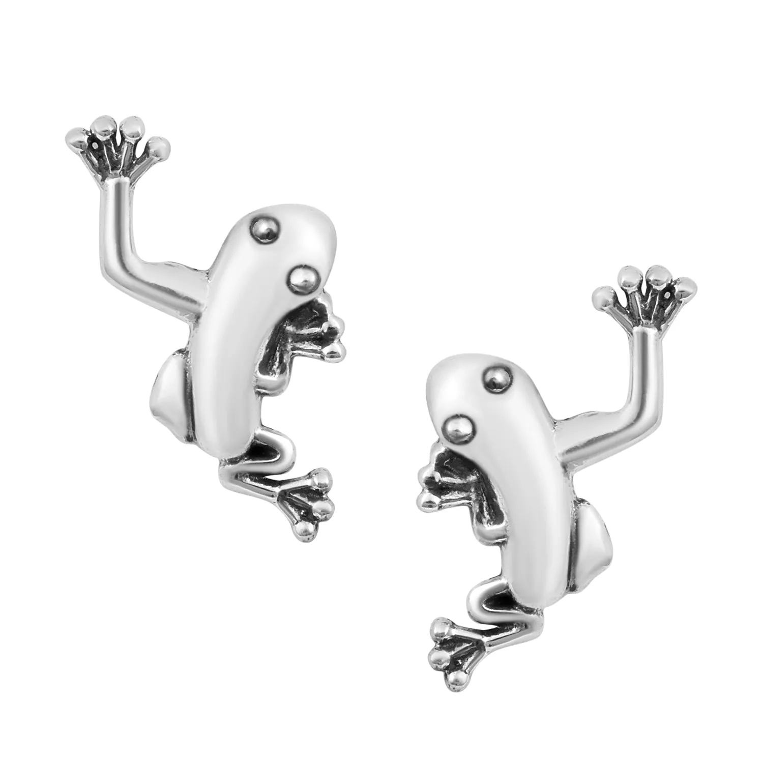Unique Frog Earrings For Women Cute Frog Animal Earrings 925 Sterling Silver Studs Earrings
