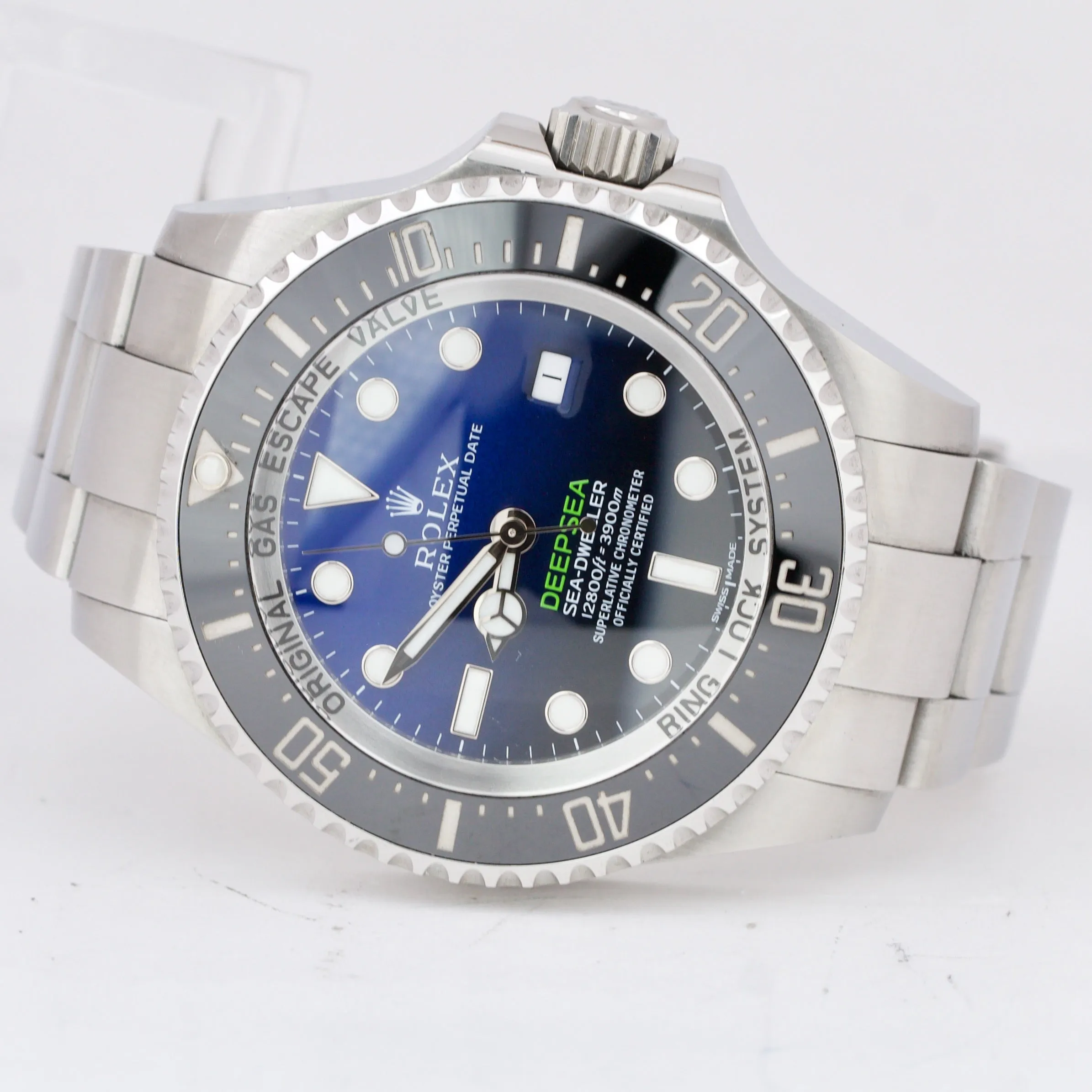 UNPOLISHED Rolex Sea-Dweller Deepsea James Cameron Blue Stainless 116660 44mm BP