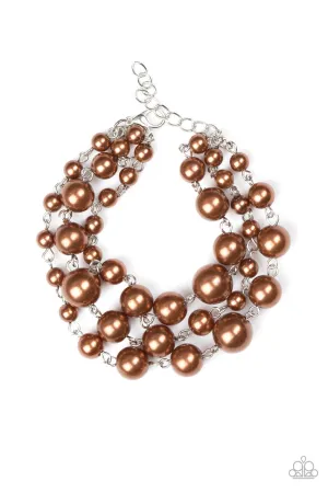 Until the End of TIMELESS Brown Paparazzi Bracelet