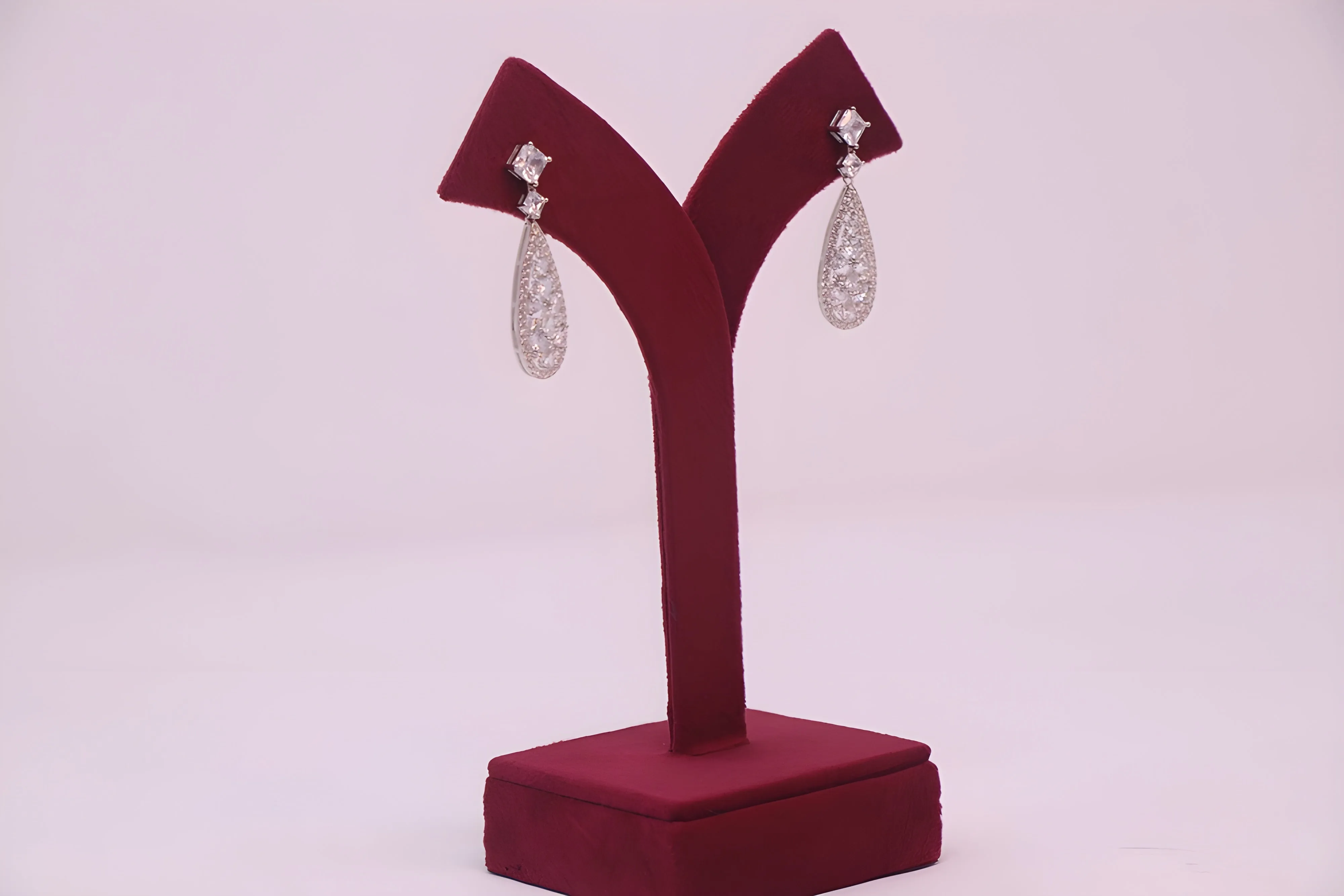 VeeLux Premium Silver Sleek 92.5 Sterling Silver Earrings