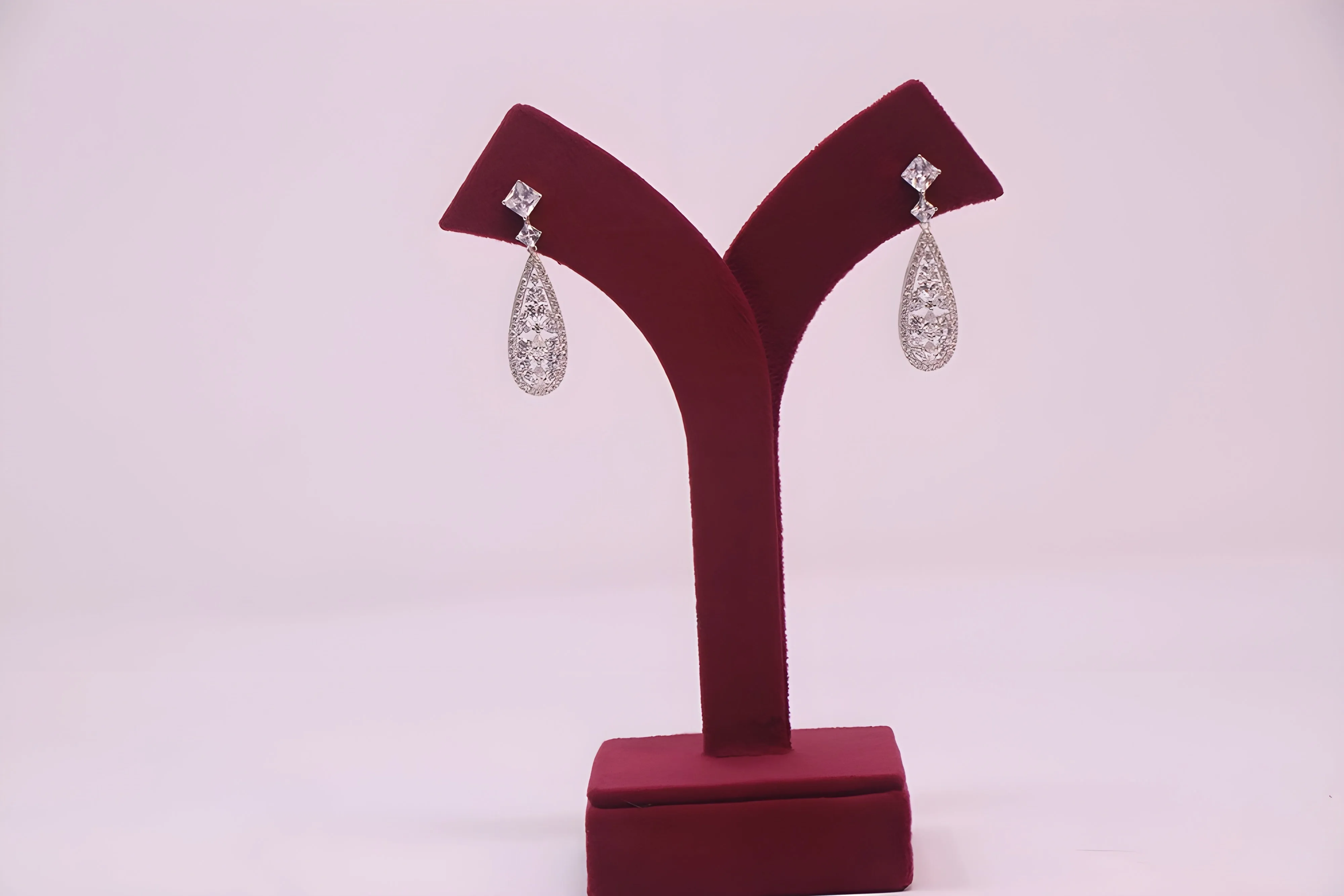 VeeLux Premium Silver Sleek 92.5 Sterling Silver Earrings