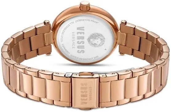Versus Brick Lane Ladies Silver Dial Rose Gold Watch