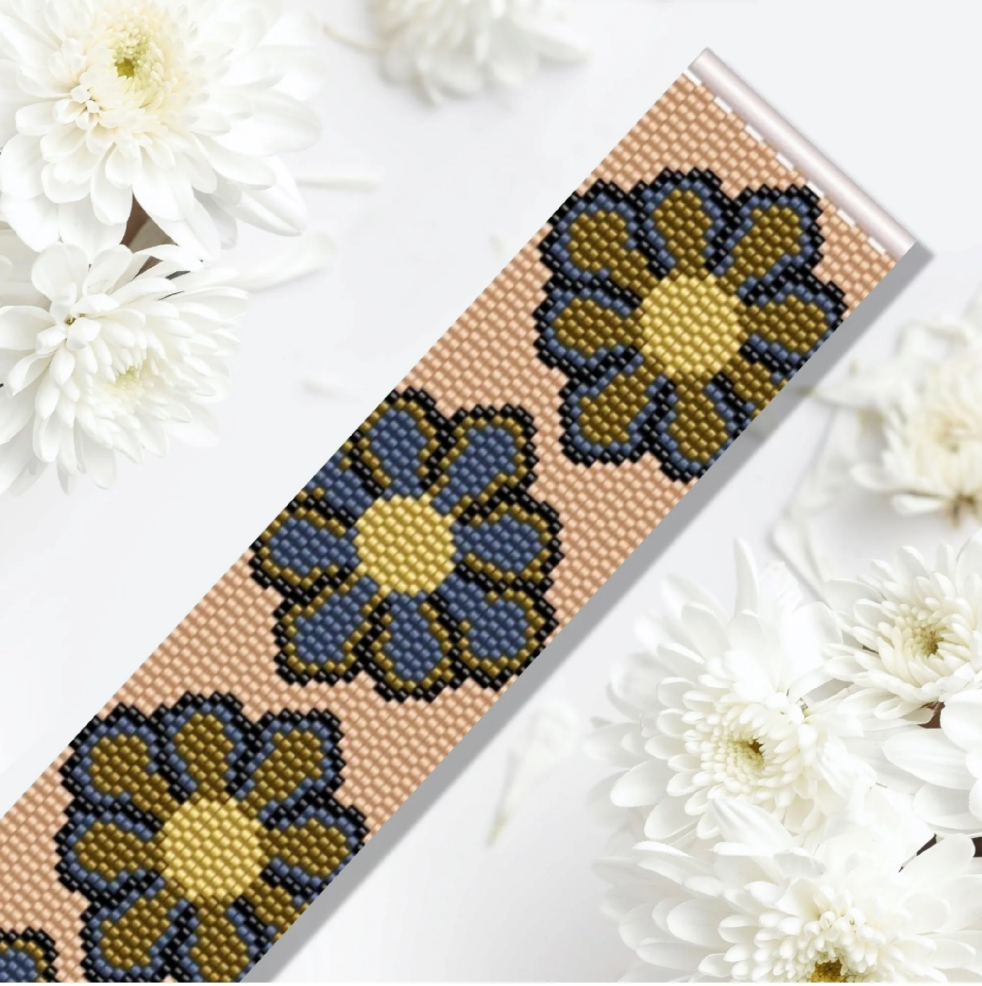 Vertical Peyote Pattern - Bracelet GIGI