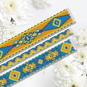 Vertical Peyote Pattern - Bracelet IBIZA