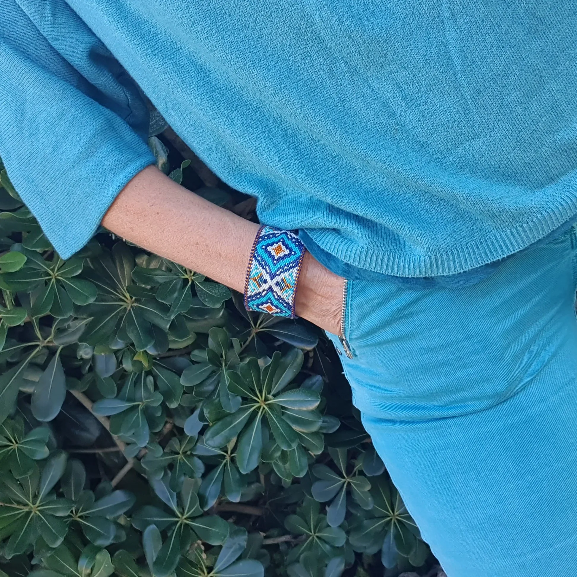 Vertical Peyote Pattern - Bracelet KOTA