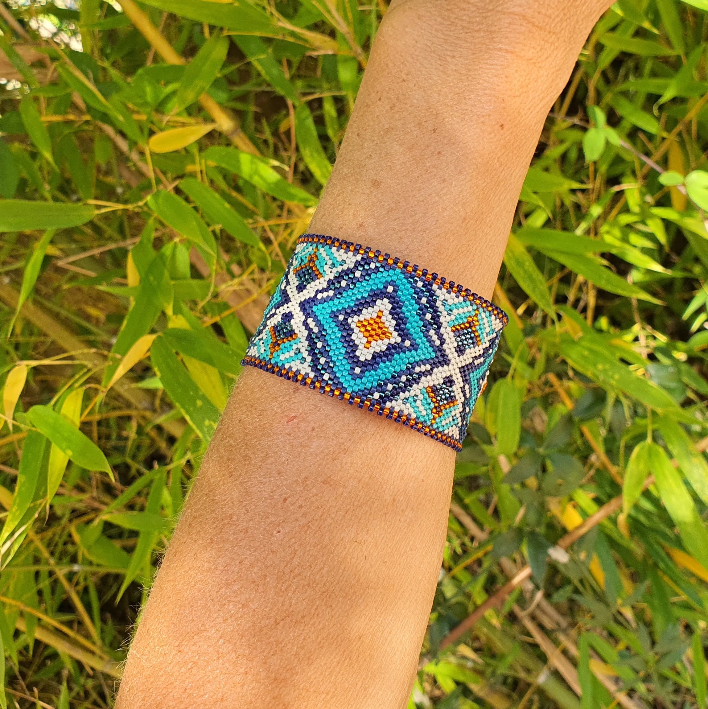 Vertical Peyote Pattern - Bracelet KOTA