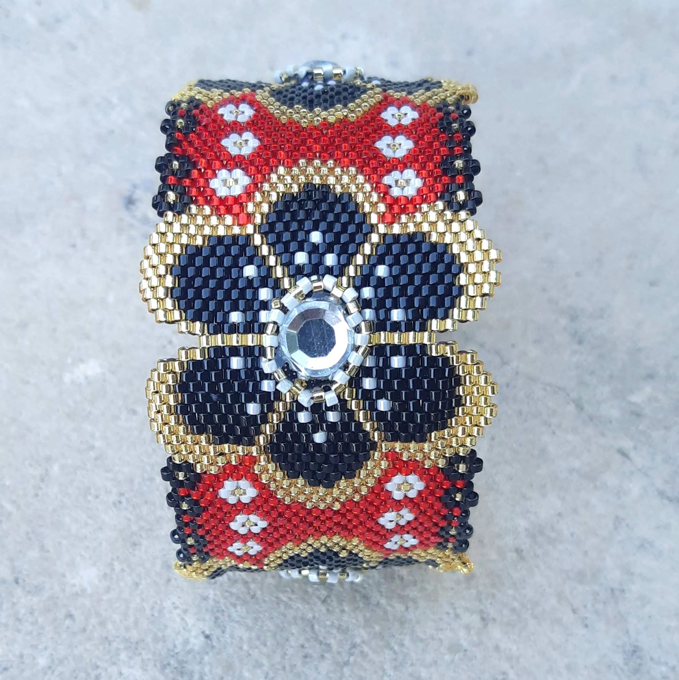 Vertical Peyote Pattern - Bracelet LILOO-2