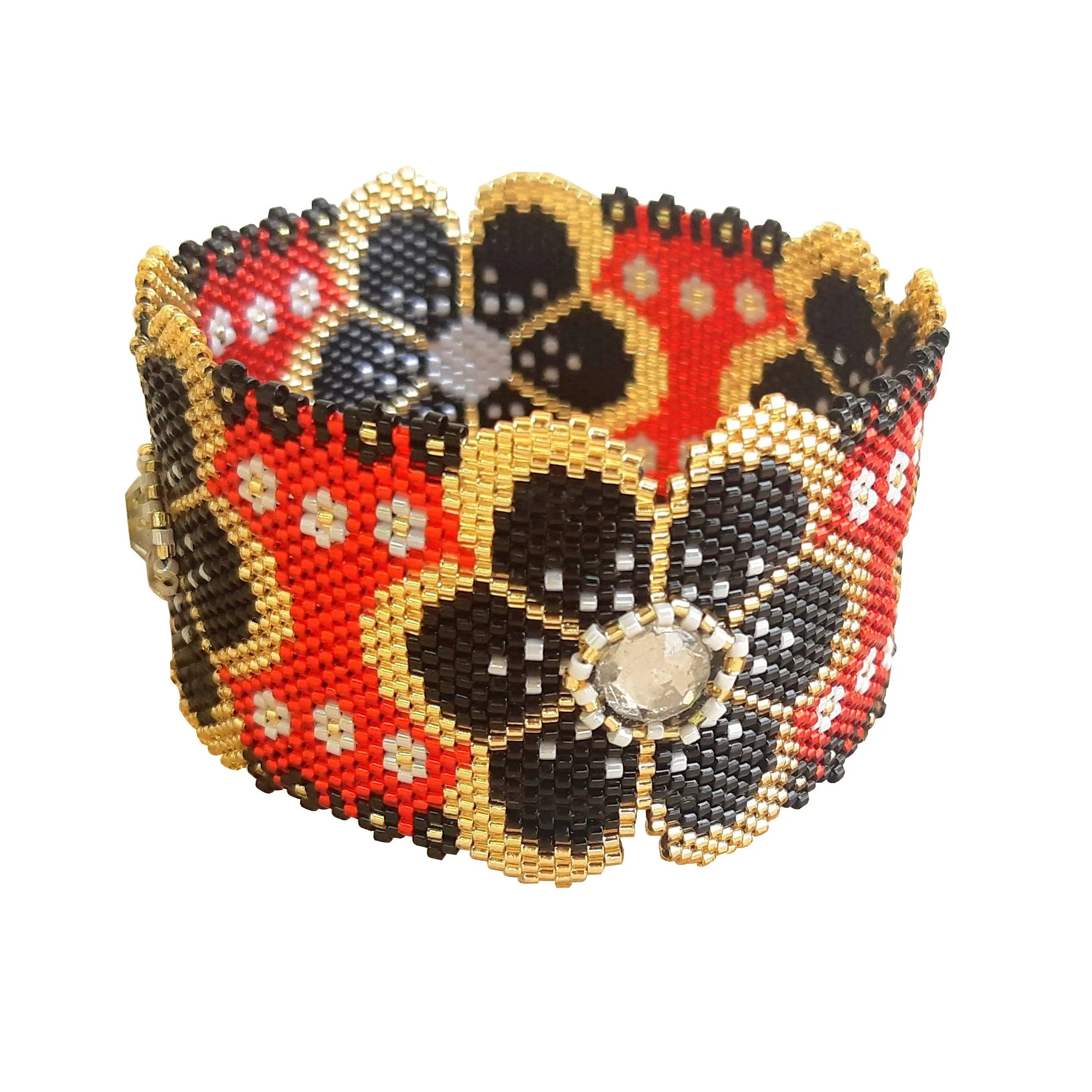 Vertical Peyote Pattern - Bracelet LILOO-2