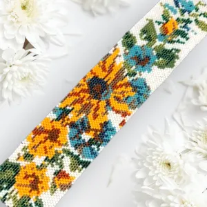 Vertical Peyote Pattern - Bracelet SPRING