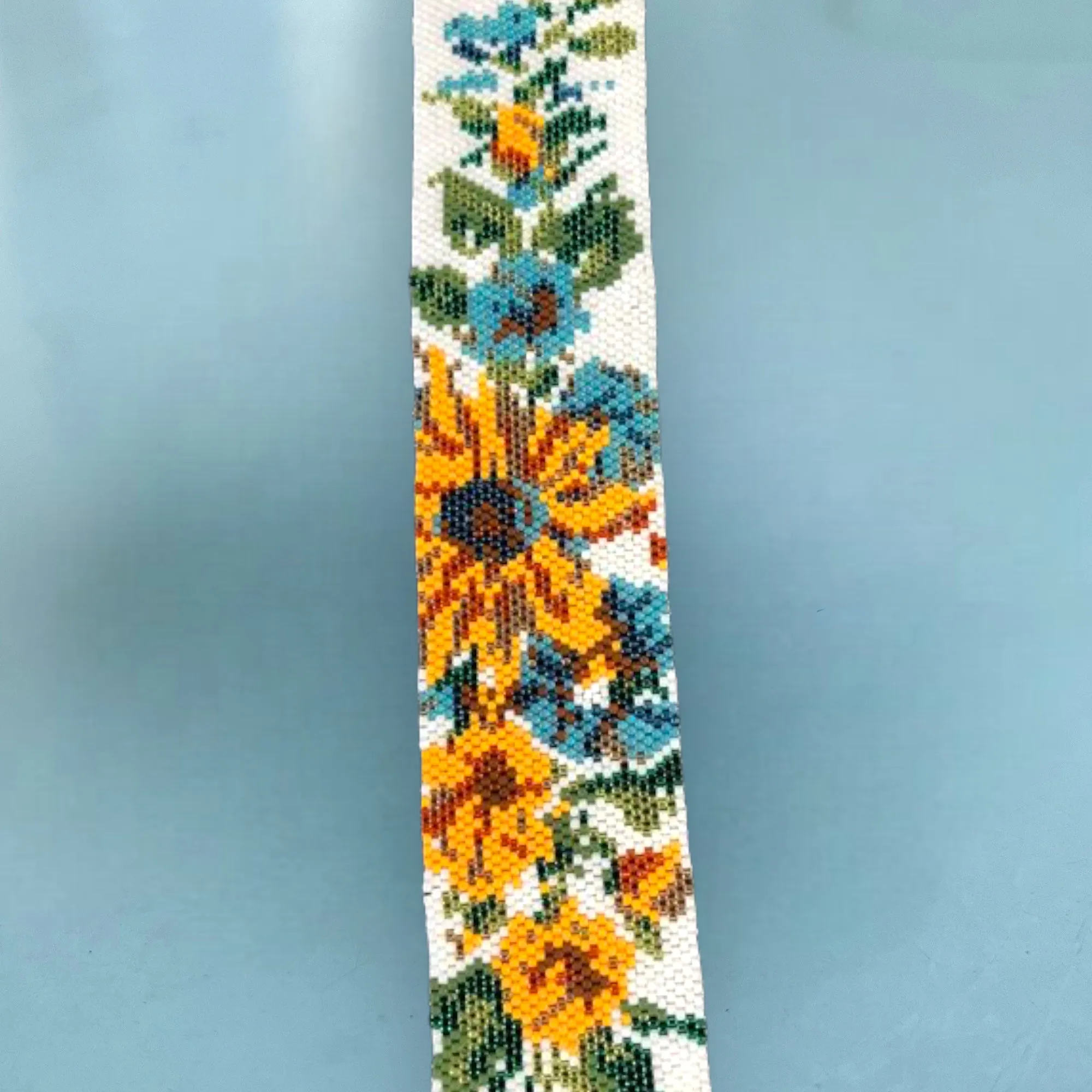 Vertical Peyote Pattern - Bracelet SPRING