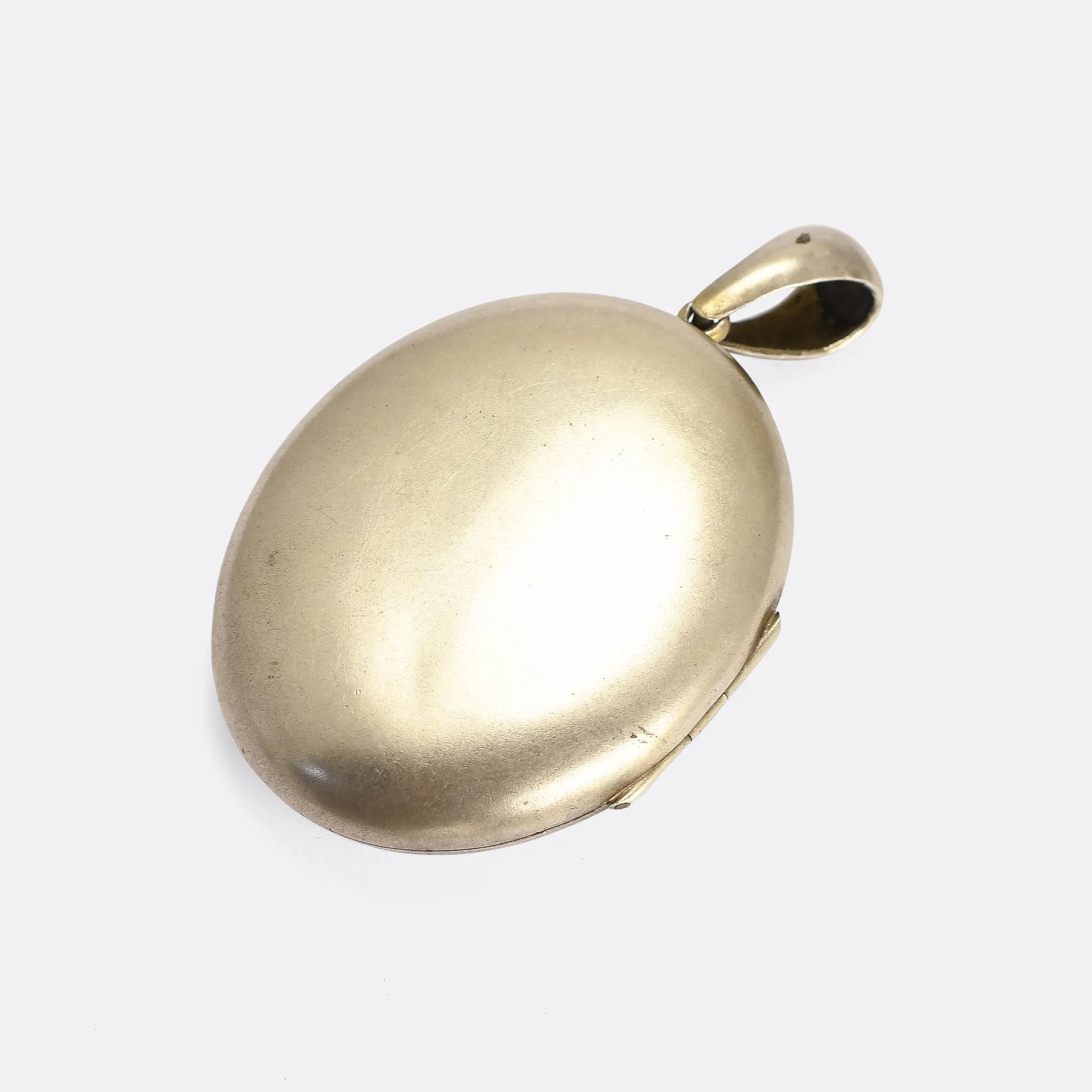 Victorian Futuristic Silver Locket
