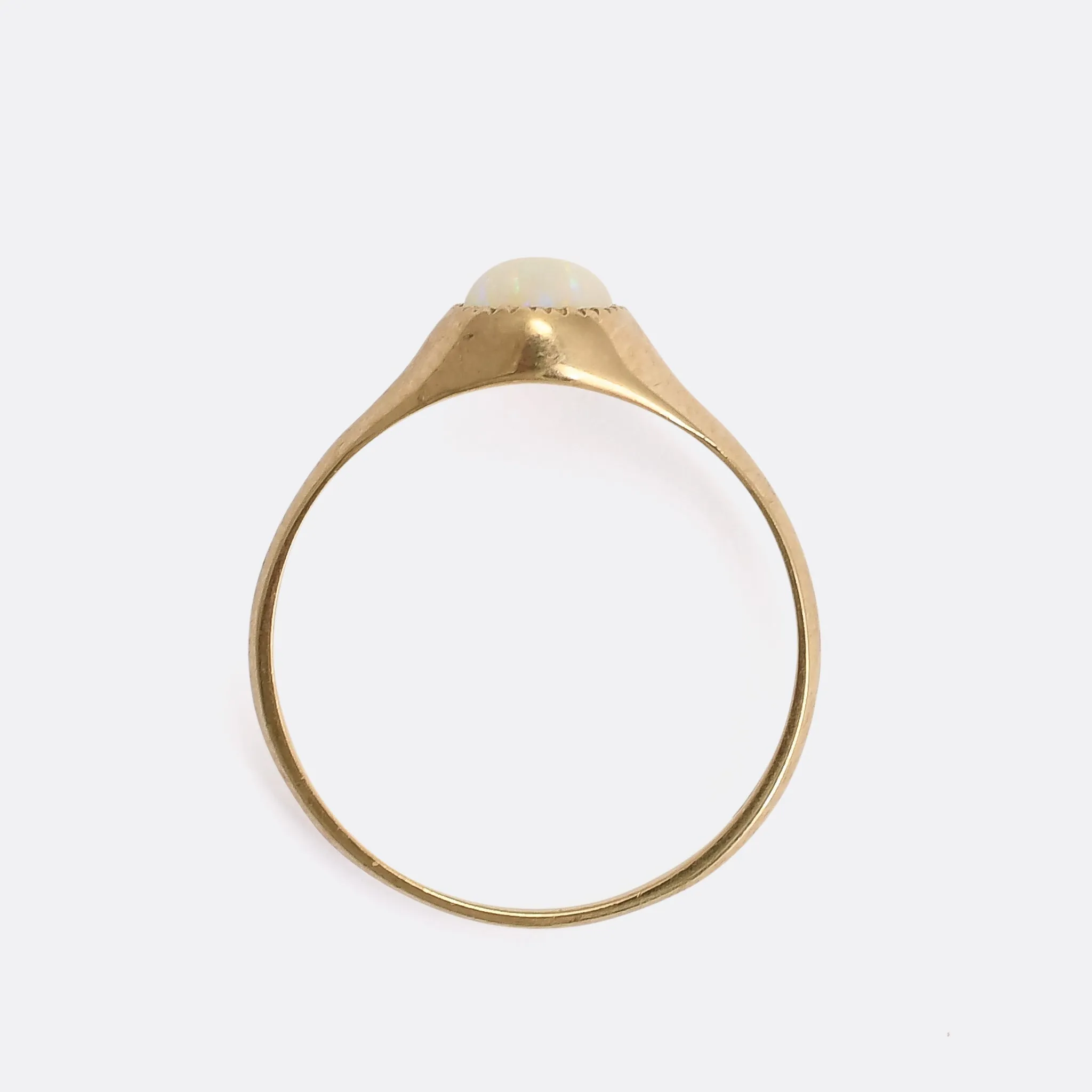 Vintage Opal Solitaire Ring