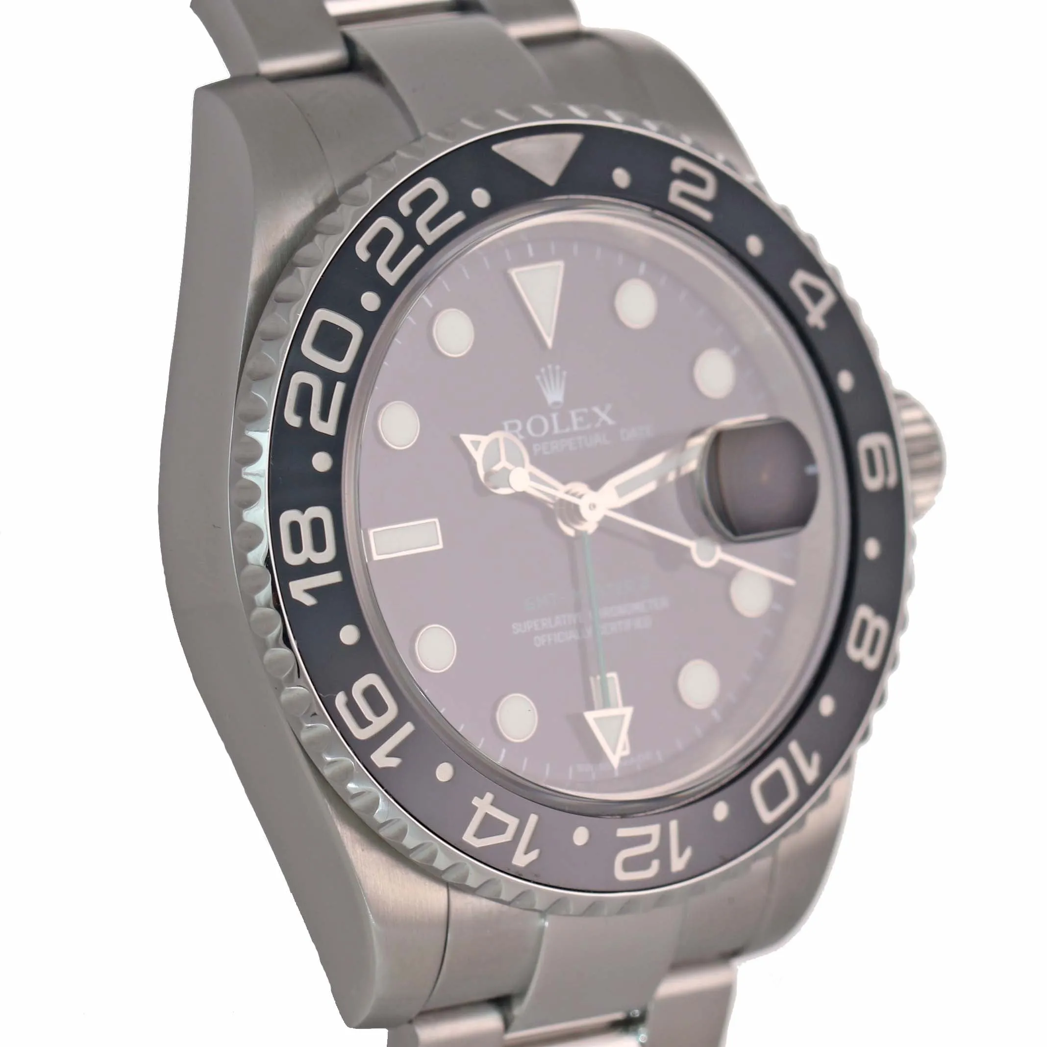 Warranty Papers Rolex GMT Master II 116710 Steel Black Ceramic Watch Box