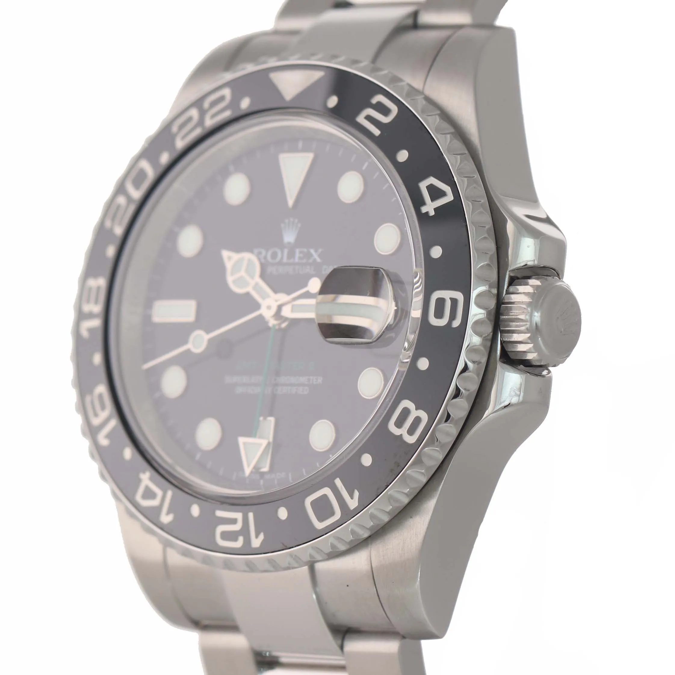Warranty Papers Rolex GMT Master II 116710 Steel Black Ceramic Watch Box