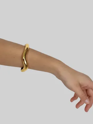 Wavy Bangle Cuff