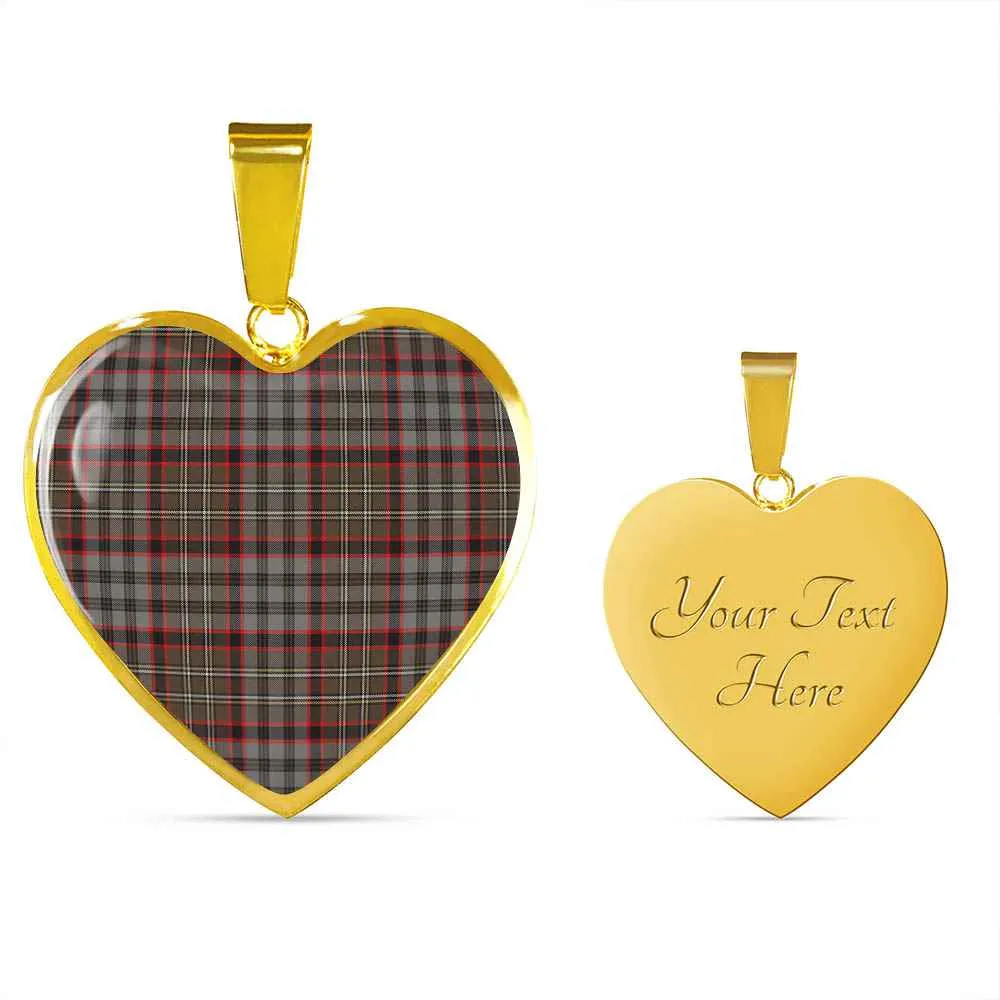 Weathered Heart Hunting Futuristic Clan Tartan Scottish Necklace Interactive Nicolson