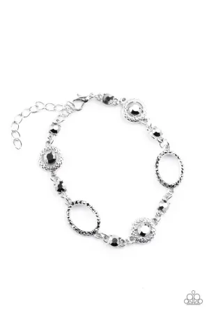 Wedding Day Demure Silver Paparazzi Bracelet
