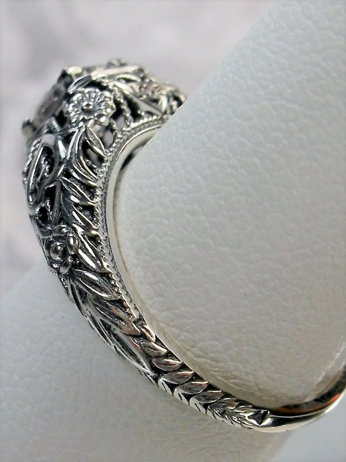 White CZ Ring, Romantic Wedding Valentine Ring #D211