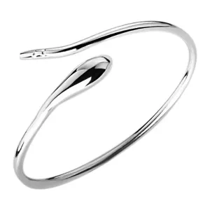 Women's Fashion Cuff Bangle Bracelet - Silver