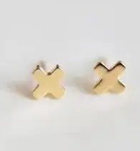 X Mini Stud Earrings