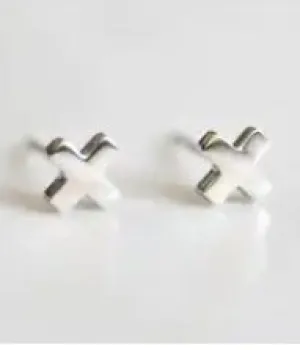X Mini Stud Earrings