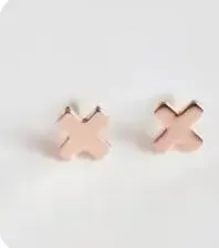X Mini Stud Earrings