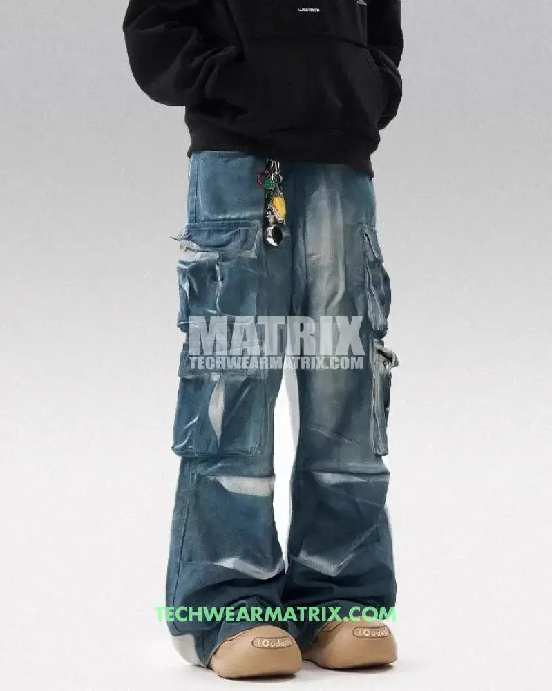 Y2K Blue Shades Jeans for
